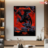 Metallica M72 World Tour November 5, 2025 Adelaide, Australia - Adelaide Oval Poster Canvas Wall Art